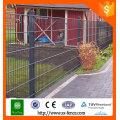 Clôture en treillis métallique à double filet recouverte de PVC / clôture galvanisée à double filet